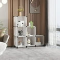 thumbnail image 2 of Closet Organizer 6 Cube Closet Storage Shelves DIY Stackable Clothes Storage Organizer Shelving for Closet Bedroom, , Translucent, 2 of 6