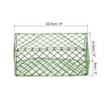 thumbnail image 2 of Uxcell Rectangular Floral Foam Cage Flower Arrangements Holder, Green 5 Pack, 2 of 5