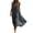 Dark Gray, variant on Women's Spaghetti Strap Slip Maxi Dress, Flowy for Beach & Vacation