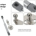 thumbnail image 3 of OUNONA 1 Set of Cabinet Door Hinges Support Rods Aluminum Alloy Cabinet Lid Stay Support for Installation, 3 of 8