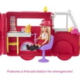 thumbnail image 6 of Barbie Chelsea Fire Truck Playset, Chelsea Doll (6 inch), Fold Out Firetruck, 3 & up, 6 of 7