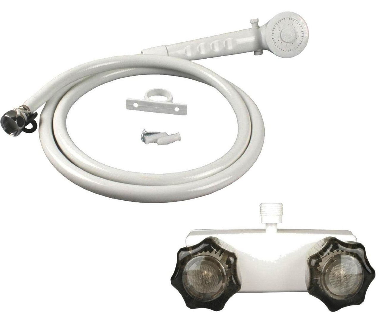 PIH High Pressure RV Handheld Shower HEAD Unit With Powerful Spray W/ for sale online 