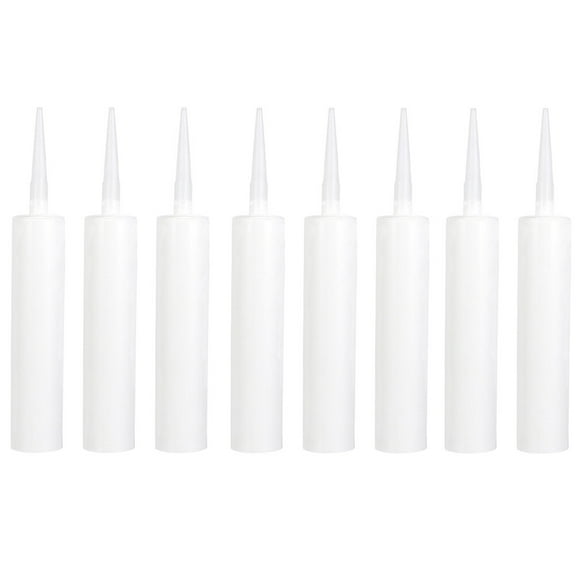 Eease 8-Pack 10oz Refillable Caulk Tubes for Silicone & Glass Glue