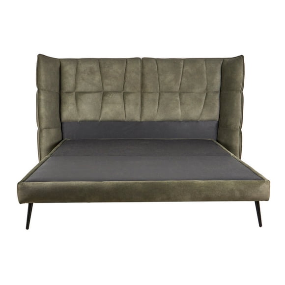 Cama Matrimonial Dhalia Verde Kessa Muebles