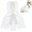 white, variant on MAMORE Princess Dog Dress, Puppy Wedding & Birthday Party Outfit, Formal Pet Apparel(Pink Black,L)