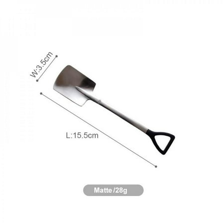 

Fashion Spoon Dessert Coffee Scoop Stainless Steel Iron Shovel Spoon