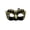 Gold, variant on Shiny Masquerade Masks for Unisex Fashion Vintage Venetian Masks Carnival Halloween Mask for Party Prom Ball Costume Mask 1 PC Black One Size