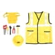 thumbnail image 1 of Conjuntos de accesorios de disfraces de ingeniería para niños, disfraz de trabajador de cosplay para baile de fantasía, actuación en el escenario (tamaño libre), 1 of 5