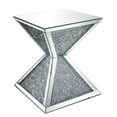 thumbnail image 6 of ACME Noralie End Table, Mirrored & Faux Diamonds, 6 of 6