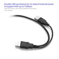 thumbnail image 3 of Cable adaptador USB 2.0 SATA 15 + 7 pines a USB 2.0 Matsuzay para Disco duro SATA 2.5, 3 of 6