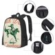 thumbnail image 2 of Disketp West Cowboys Mochila Minimalista de Gran Capacidad, Mochila de Viaje para Escuela, Trabajo o Uso Diario, 2 of 6