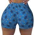 thumbnail image 2 of Fotbe Tennis Rackets 1 Shorts Sin Costuras – Shorts Deportivos de Cintura Alta para Mujer, Elásticos para Gimnasio, Yoga, Running o Ciclismo-Small, 2 of 8