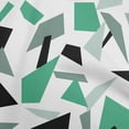 thumbnail image 1 of oneOone Cotton Flex Green Fabric Geometric Sewing Fabric By The Yard Printed Diy Clothing Sewing Supplies 40 Inch Wide, 1 of 6