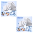 thumbnail image 1 of Wosthever Limpiador de melamina con esponja blanca, 10 Uds., de cocina multifuncional, herramientas de limpieza para baño, esponja Blanco 2piezas, 1 of 6