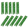 thumbnail image 1 of Miangastore 40pcs Durable 2.9 Inch Wooden Clothespins Clothes Pegs (Green), 1 of 8