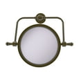thumbnail image 1 of Retro Dot Collection Miroir de Maquillage Pivotant Mural 8 Pouces de Diamètre avec Grossissement 4X - RDM-4/4X-ABR, 1 of 3