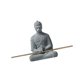 thumbnail image 5 of Estatua Sun Wukong, colección de esculturas, regalo, artesanía, adorno, figurita para paisajismo, jardín, interior, exterior, oficina Verde, 5 of 9