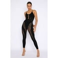 thumbnail image 3 of Combinaison Sans Manches une Pièce pour Femmes Été Pure Mesh Entraînement Romper Club Streetwear, 3 of 5