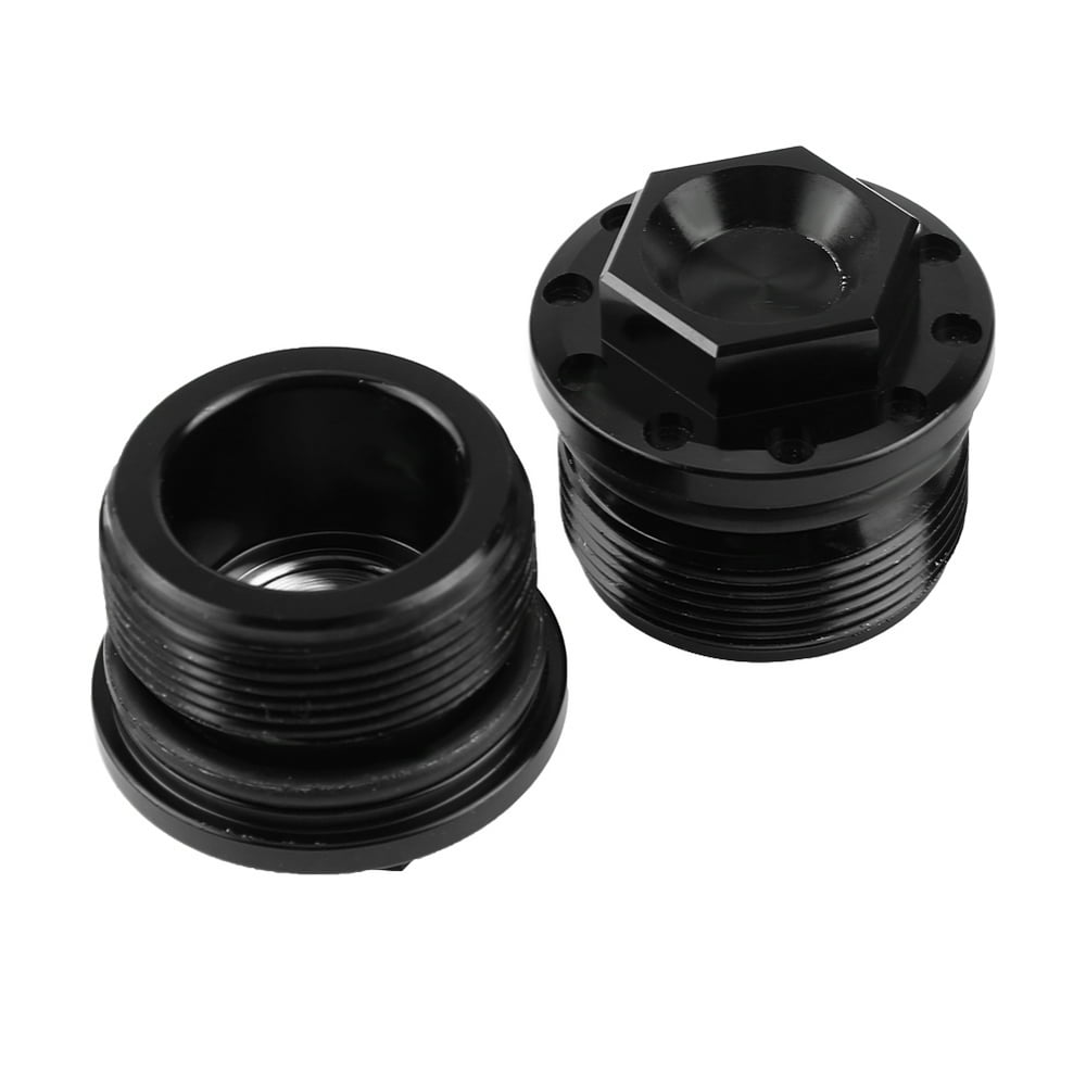 Kritne CNC Aluminium Alloy Motorcycle Anodized Fork Tube Bolt Cap, Fork