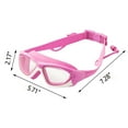 thumbnail image 3 of Hariumiu Swimming Goggles for Kids 6-14 with Ear Plugs, UV resistant Anti-Fog Adjustable Swimming Goggles for Swimming Pool Beach Boys Girls, 3 of 10