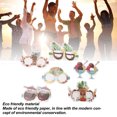 thumbnail image 3 of Hawaiian Paper Sunglasses, Paper Eyeglasses 6 Styles  for Decoration, 3 of 7