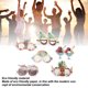 thumbnail image 3 of Gafas de Sol de Papel ANGGREK hawaianas Ligeras Para fiesta, 3 of 7