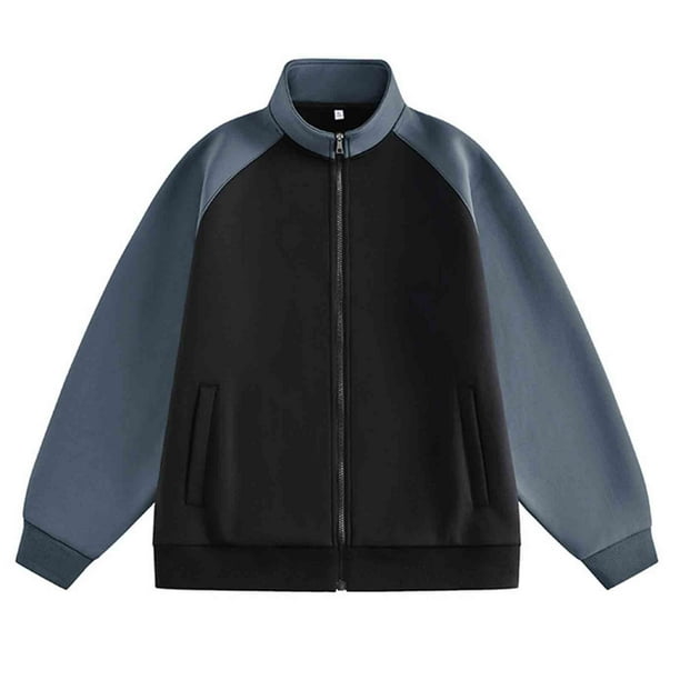 pstuiky camisa de manga larga para hombre, Sudadera deportiva holgada de manga larga sin capucha de color liso para hombre salir tops xl