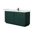 thumbnail image 5 of Wyndham Collection Miranda 66" Wood Single Bathroom Vanity in Gray/Nickel, 5 of 7