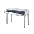 thumbnail image 3 of Desk 42in. W x 18in. D x 30in. H in antique silver paint, 3 of 5
