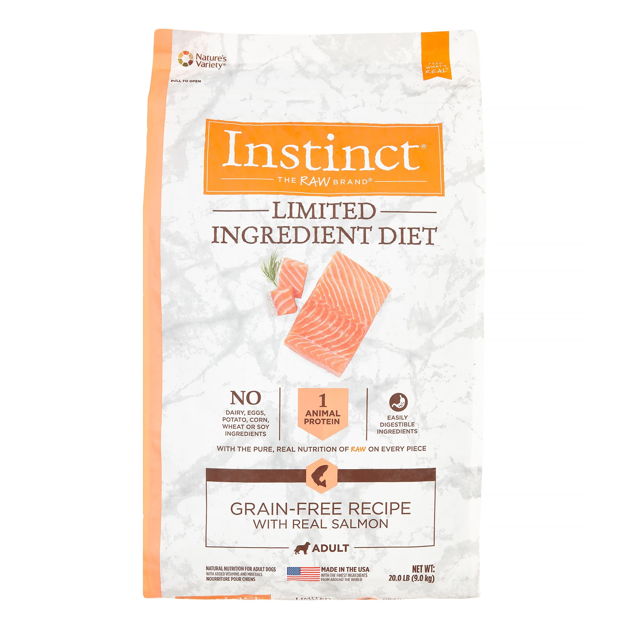 nature's variety instinct limited ingredient dog food