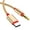 Gold, variant on Type C to 3.5mm Sound Connectors 1m/3.28ft Wear Resistant for Smartphone Music Performances Headphone Stereo Cord