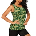 thumbnail image 2 of Fotbe Crayfish Army Blusas Sin Mangas para Mujer – Estilo Casual, Corte Suelto, Slim-Fit, Cuello Redondo Deportivo, Tops de Verano para Gimnasio y Yoga-Large, 2 of 7