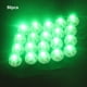 thumbnail image 5 of Inteprter 50 unids/set Mini luces Led tipo farol para decoración de fiestas y bodas luces de globo LED fáciles de calabaza Decoración del hogar luz verde, 5 of 6