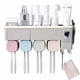 thumbnail image 1 of Estante de baño Estante de pared Caja de almacenamiento Exprimidor de pasta de dientes blanco automático 3 tazas = LingWen 9024735517658, 1 of 1