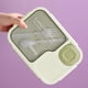 thumbnail image 5 of Lonchera para adultos de 1450 ml | Fiambrera bento hermética de 3 compartimentos con cuchara y tenedor | Recipiente de plástico sellado apto para microondas para adultos y estudiantes | Portátil, 5 of 6