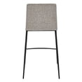 thumbnail image 5 of Set of Two Gray Faux Leather and Fabric Counter Stools, 5 of 5