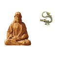 thumbnail image 1 of Estatua del Corazón de Jesús, figura católica, figura de Jesús, obra de arte, adorno de latón, mini escultura china, decoración de resina, ade, 1 of 8