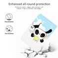 thumbnail image 3 of Allytech Flip Case for iPad 10.2" 2019, PU Leather Slim Fit Folio Stand Shockproof Smart Cover Auto Sleep Wake Protective Anti-Scratch TPU Back Cover Case for Apple iPad 7th Generation,Cute Panda, 3 of 8