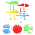 thumbnail image 5 of Tineasur 4Sets Plastic Dinosaur Sand Mold Set for Creative Beach Activities, 5 of 6