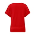 thumbnail image 4 of Womens T Shirts Short Sleeve V Neck Casual Summer Tops Tshirts with Pocket, 4 of 5