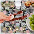 thumbnail image 6 of Pioneer Flower Floral Print Pattern Round Tablecloth 60 X 60 Inch, Wrinkle Resistant Wipeable Table Cloth for Kitchen Dining Picnic Patio Party, 6 of 6