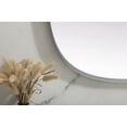 thumbnail image 7 of Metal Frame Oval Mirror 24x40 Inch in Black, 7 of 7