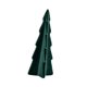 thumbnail image 2 of Estatua de cerámica artificial para centro de mesa de árbol de Navidad flocado Verde, 2 of 9