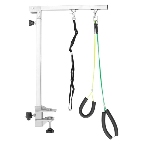 Threns Adjustable Dog Grooming Arm with Clamp 17.7-35.4inch Height Adjustable Dog Grooming Table Arm Sturdy Pet Grooming Stand for Home Grooming Trimming Nail Clipping