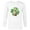 White, variant on Star Wars Yoda Lucky Shamrock St. Patrick’s Day - Long Sleeve T-Shirt for Men - Customized-Royal