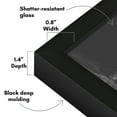 thumbnail image 4 of Americanflat 8.5x11 Picture Frame with Shatter-Resistant Glass Soho Collection Gallery Style Deep Molding - Black, 4 of 7