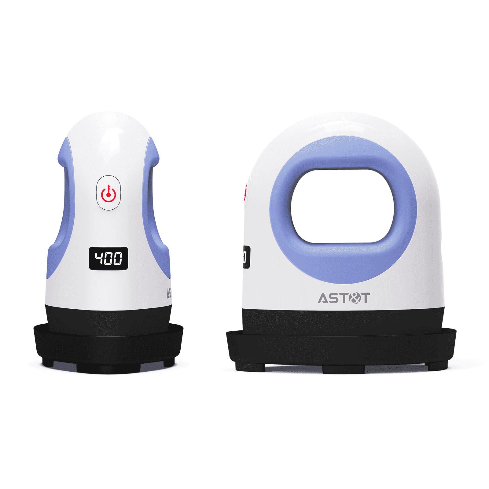 AST&T Mini Heat Press Machine Purple, Portable Digital Iron for Shoes, Hats, T Shirts,HTV Vinyl and Small DIY Project