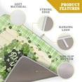 thumbnail image 4 of Lucky Clovers Dish Drying Mat for Kitchen 18x24 inch St Patrick''s Day Decorative Drying Pad Irish Green Buffalo Check Plaid Shamrock Dish Drainer Mat Protector for Countertops Counter, 4 of 6
