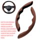 thumbnail image 3 of Riwesomey Embellecedor de marco para volante de coche, pegatina de decoración para camión y automóvil, Kit Interior antideslizante Universal, rojo de Automoción decorativa y accesorios Marrón, 3 of 6