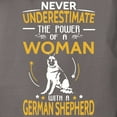 thumbnail image 3 of CafePress - Never Underestimate Woman With A German Sh T Shirt - Womens Comfort Colors® Shirt, 3 of 4